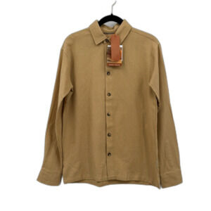 NWT Sovereign Code Archer K4018 Weekend Traveler Button Down Tan Large 14/16